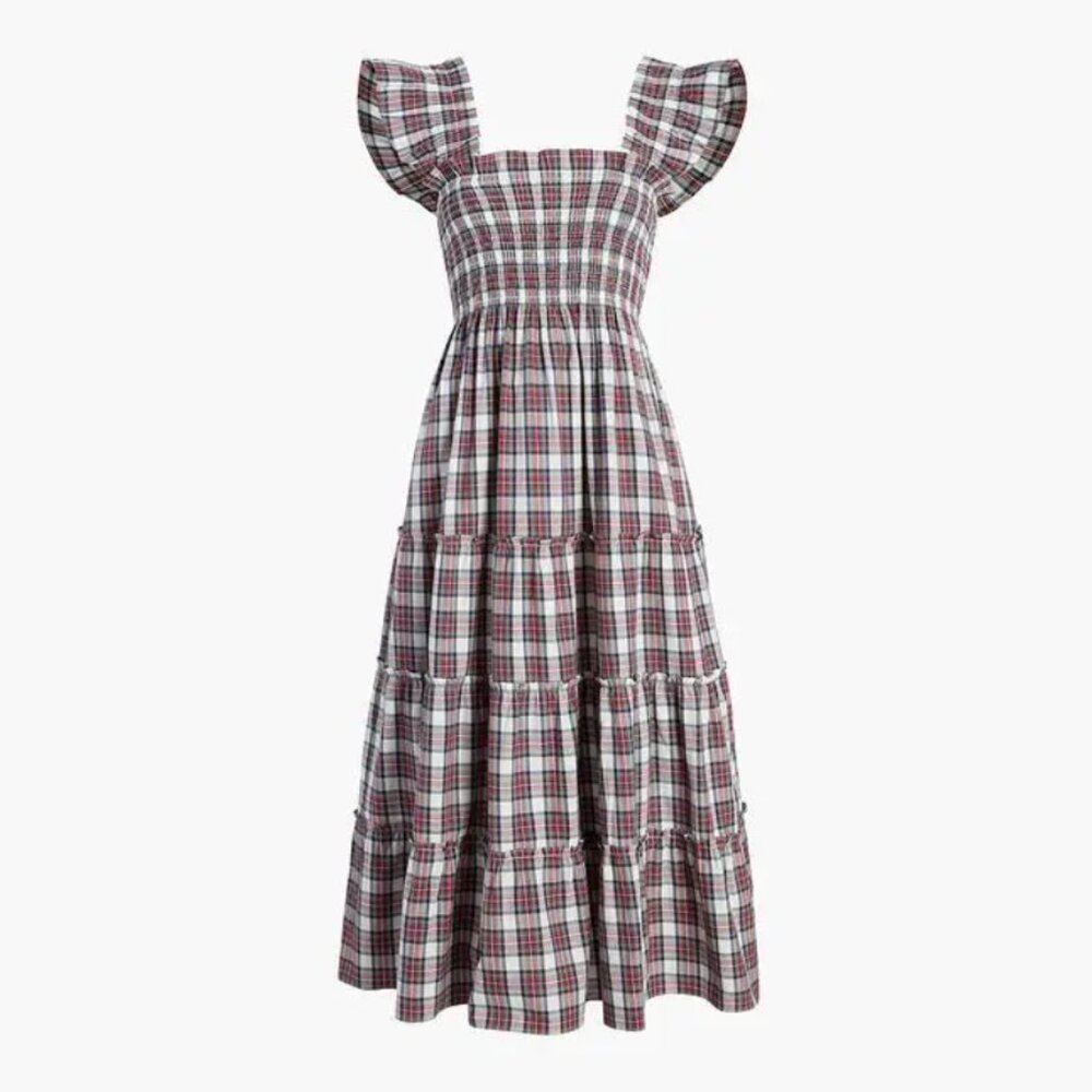 Hill House Ellie Nap Dress in Multi Tartan Plaid